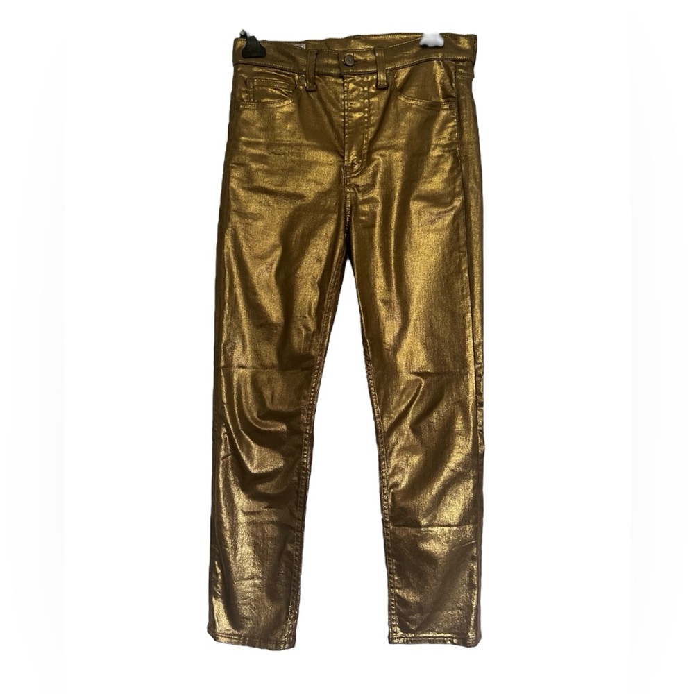 GAP Gold Metallic Pants